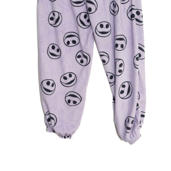 Nightmare Before Christmas Size S(4-6) Jack Skellington Lounge Pants Soft Lavend - Picture 8 of 8